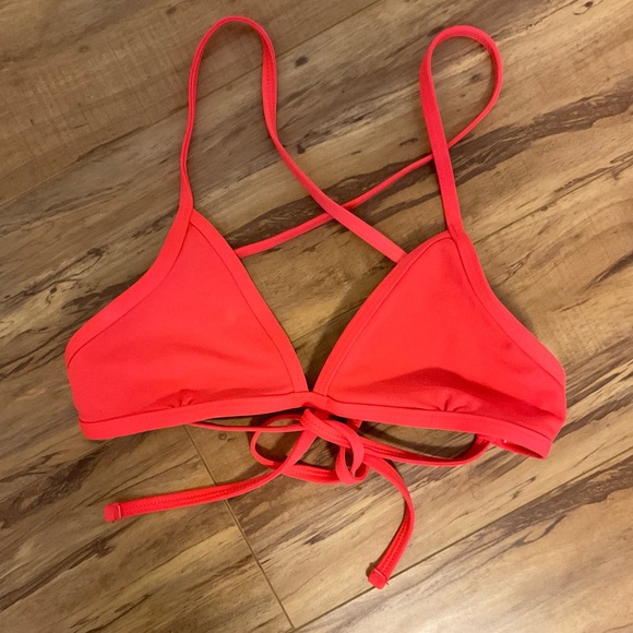 Jolyn Clothing Other - Jolyn Triangle Bikini Top in Lava